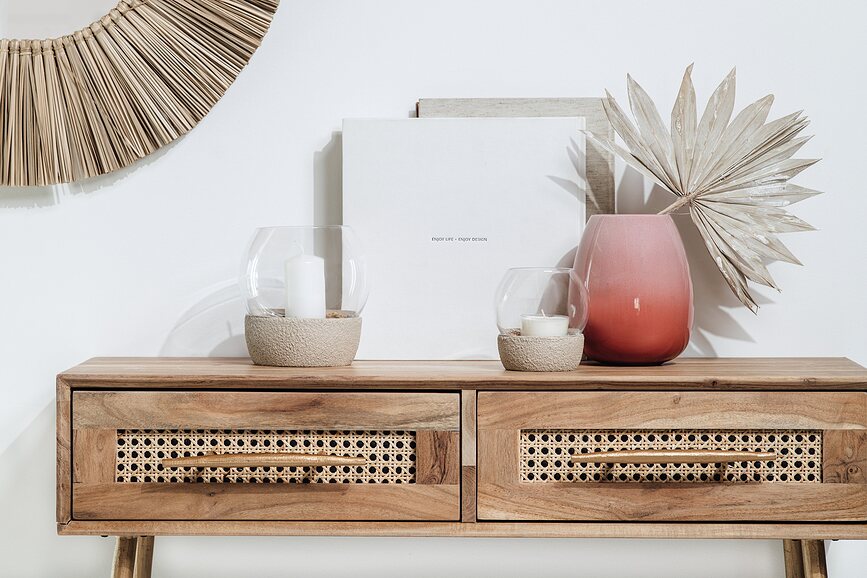 Perlemor Coral Home Drop Βάζο, 13 εκ