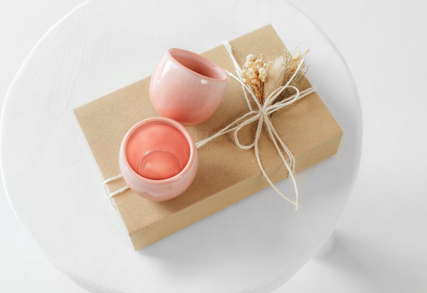 Perlemor Coral Home Kozarci za jajca, 2 kosa