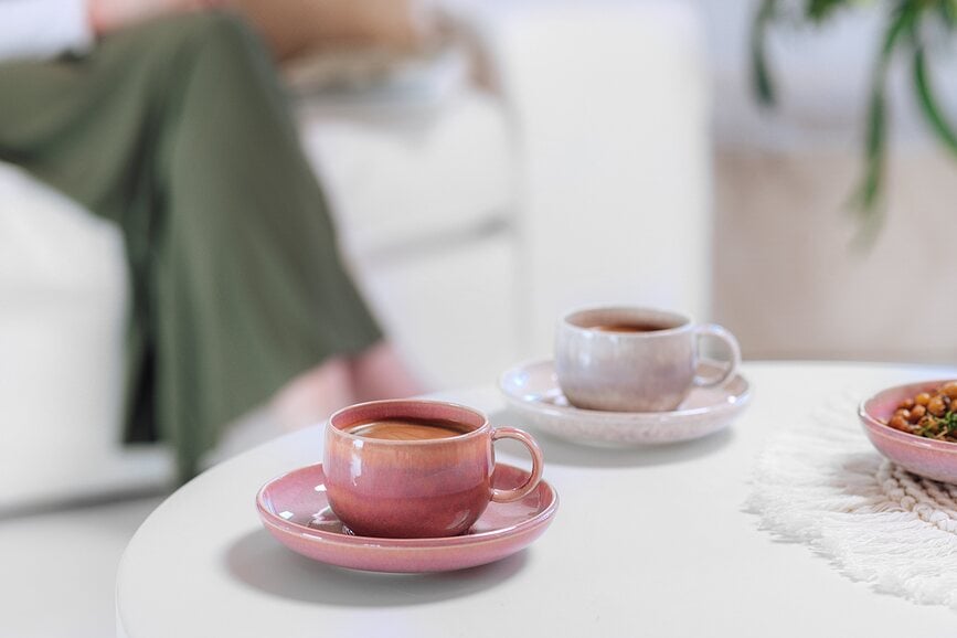 Perlemor Coral Šalica za Espresso 100 ml