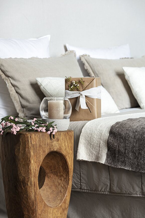 Perlemor Sand Home Lampion 16 cm