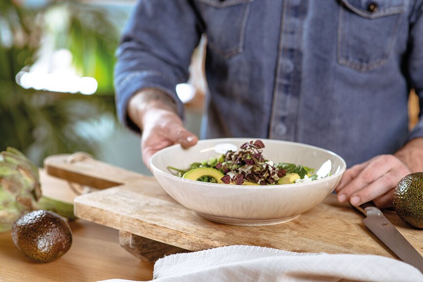 Perlemor Sand Μπολ χαμηλό, 26 cm