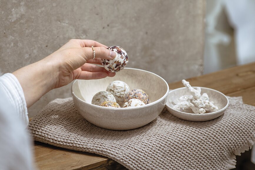 Perlemor Sand Skleda, 17 cm