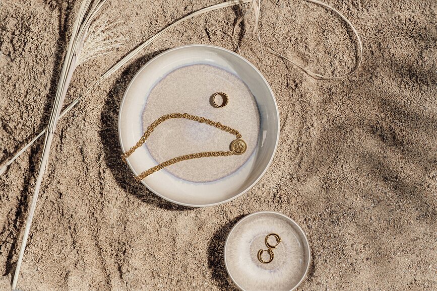 Perlemor Sand Skleda za testenine, 22 cm