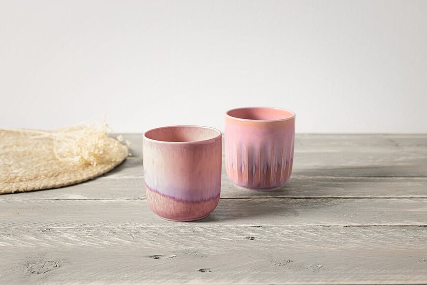 Perlemor Skodelice, 350 ml, koralne, 2 kosa