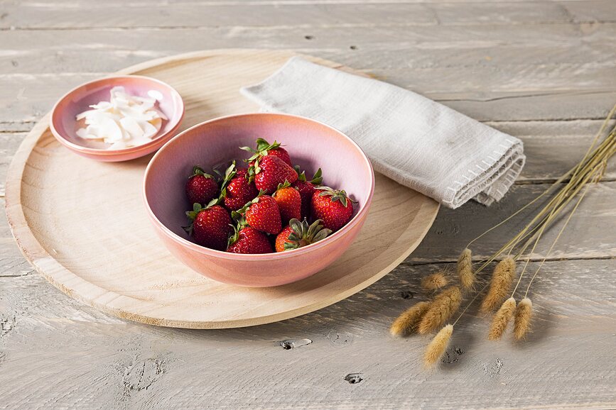 Perlemor Zdjela 17 cm koraljna