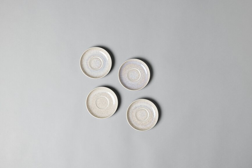 Platillo para taza de espresso Perlemor Sand