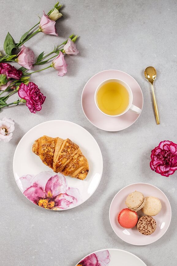 Platillo para Taza Rose Garden, para café o té, rosa