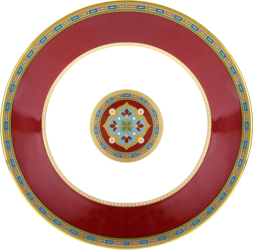 Platillo Samarkand para taza de espresso, rubí