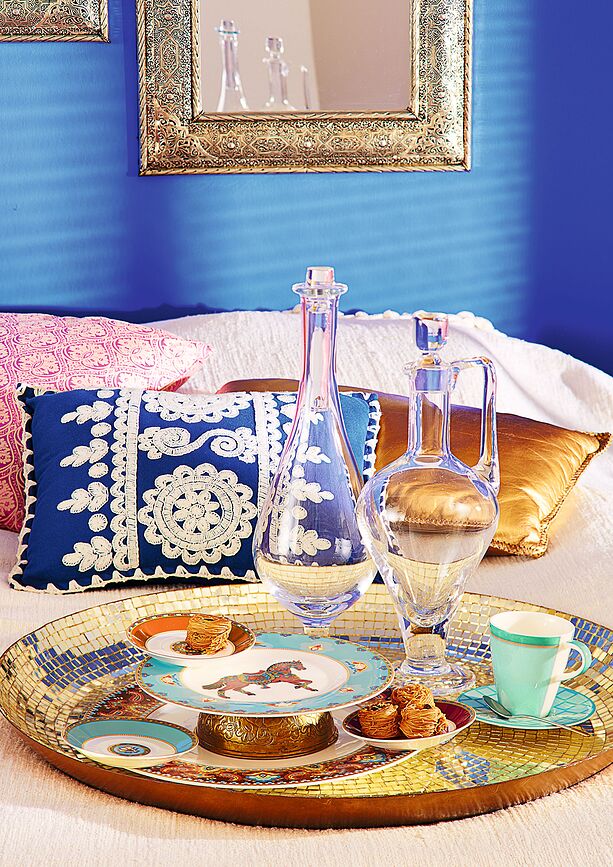 Platillo Samarkand para taza de espresso, rubí