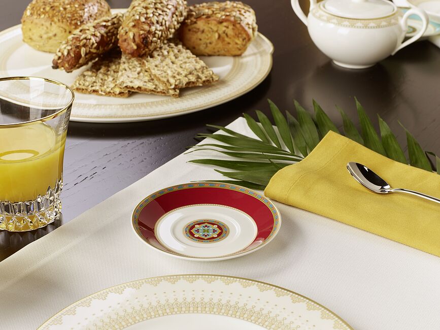 Platillo Samarkand para taza de espresso, rubí