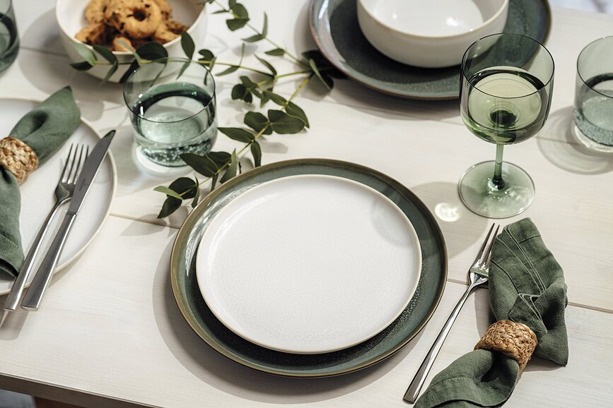 Plato de Desayuno Crafted Cotton, 21 cm