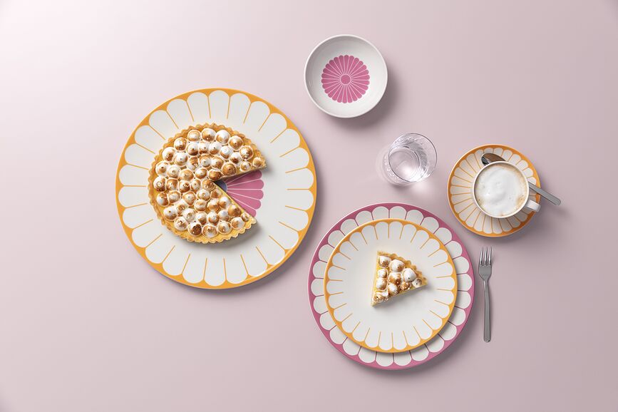 Plato de Desayuno Fleur Vert, 21,2 cm