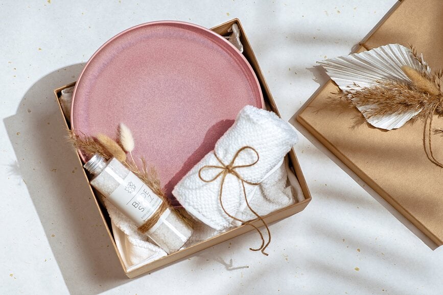 Plato de Desayuno Perlemor Coral, 24 cm