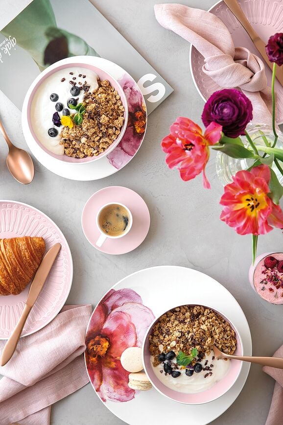 Plato de Desayuno Rose Garden, 21 cm