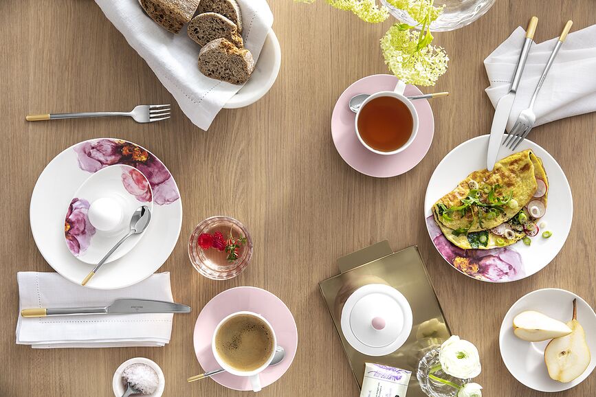 Plato de Desayuno Rose Garden, 21 cm