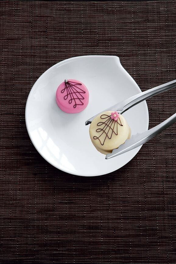 Plato de postre Flow, 17 x 20 cm