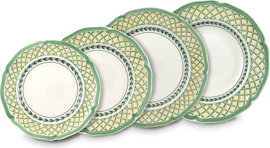 Plato de postre French Garden Orange, 17 cm