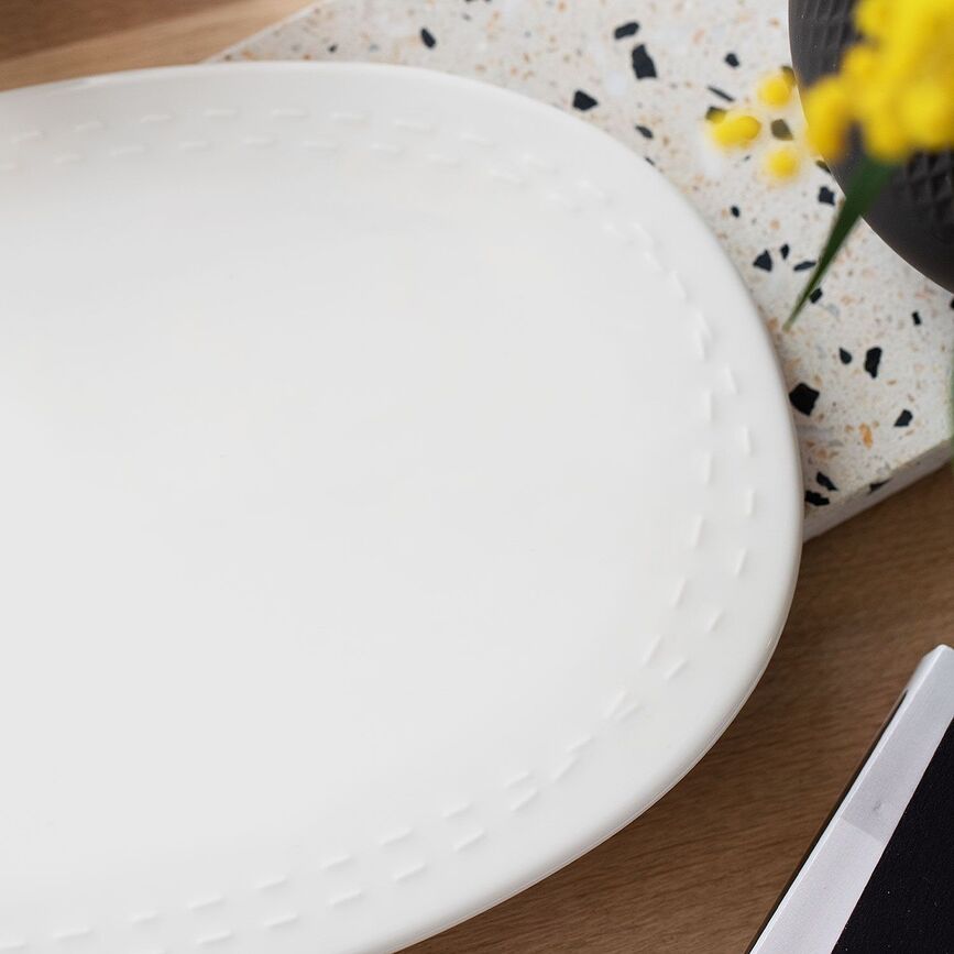 Plato de Servir It's My Moment, 29,5 cm, beige