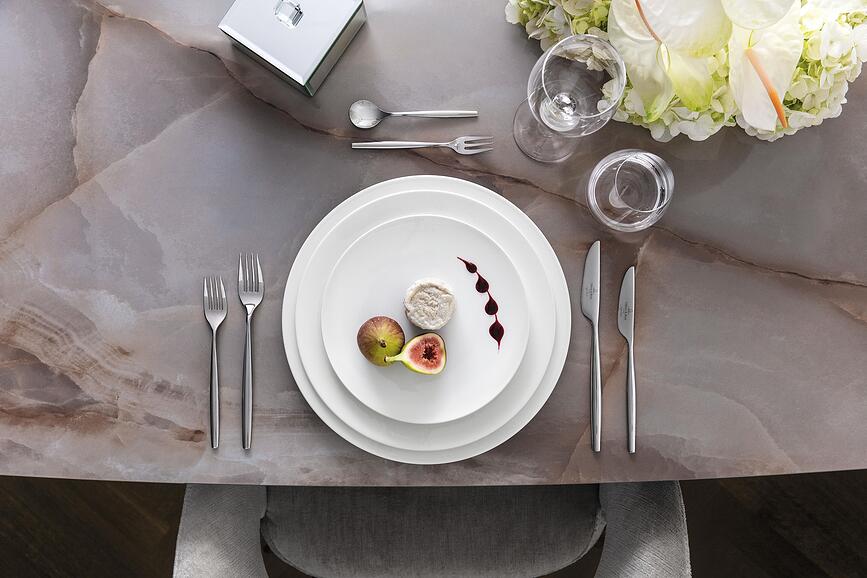 Plato de Servir MetroChic Blanc, 33 cm