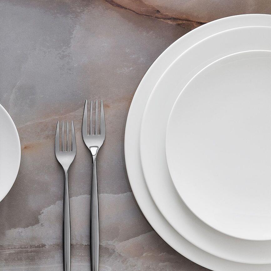 Plato de Servir MetroChic Blanc, 33 cm