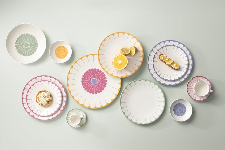 Plato Hondo Fleur Soleil, 24 cm