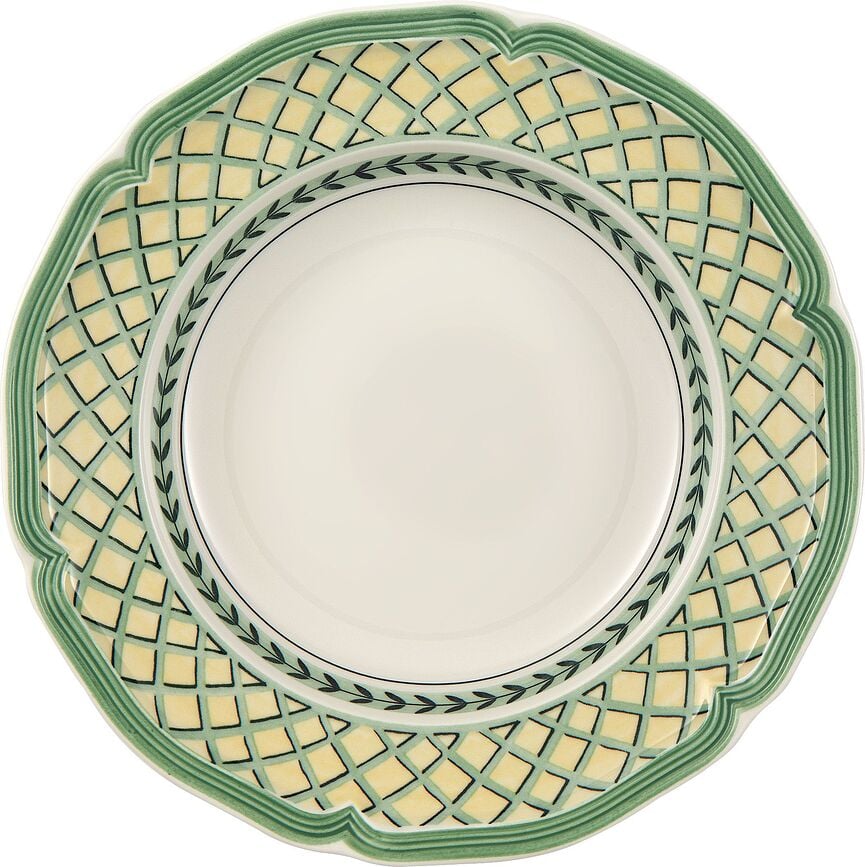 Plato hondo French Garden Orange, 23 cm