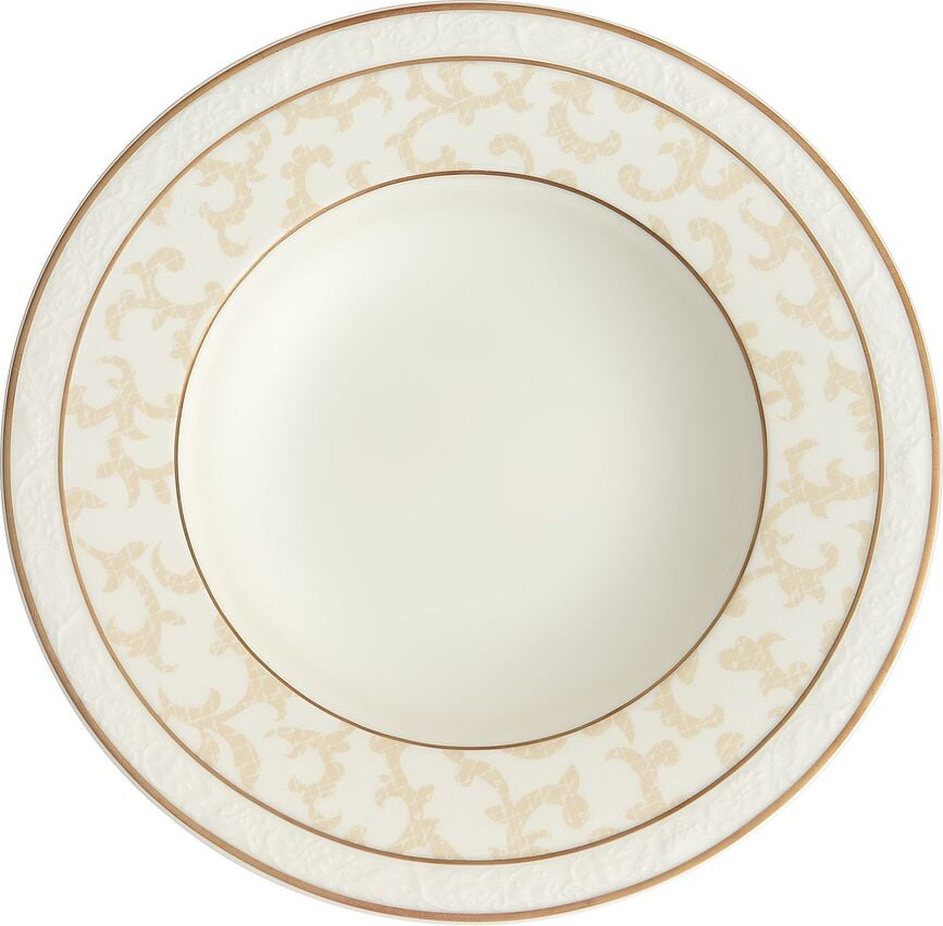 Plato hondo Ivoire, 24 cm