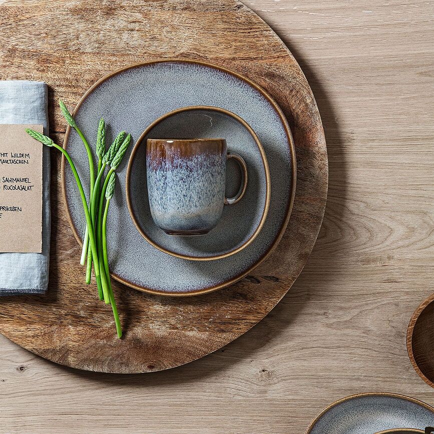 Bol Lave, plano, 21 cm, beige