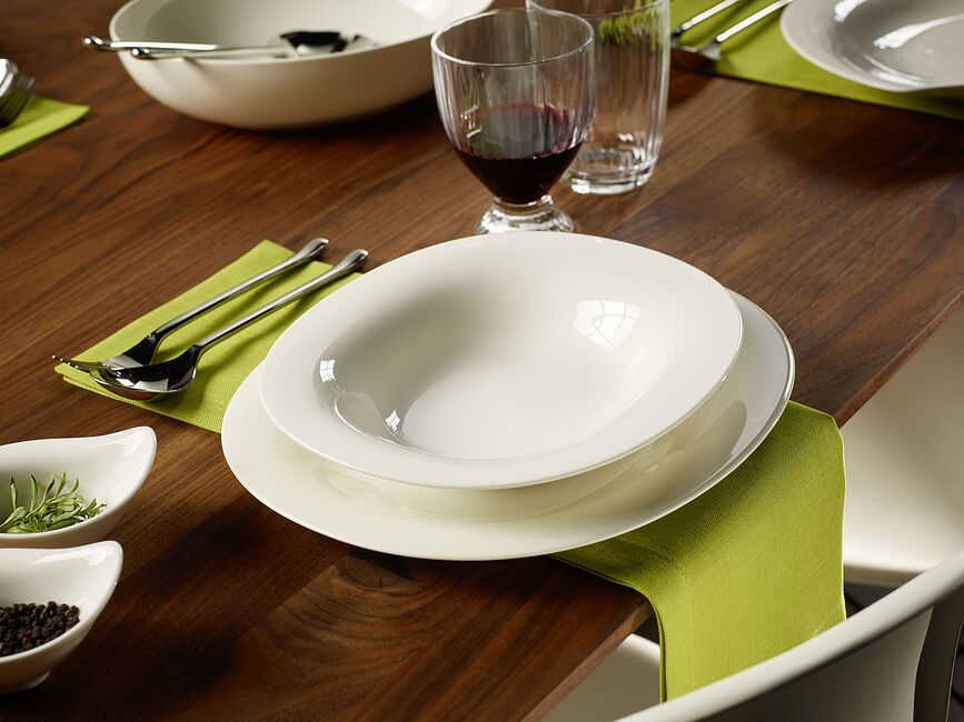 Plato Hondo New Cottage Basic, ovalado, 24 cm