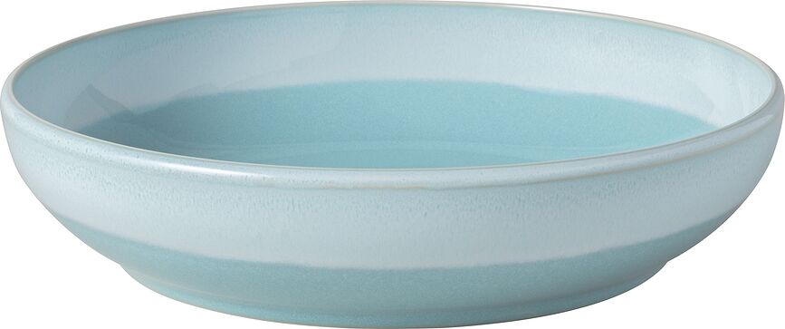 Plato hondo Perlemor Aqua 22 cm