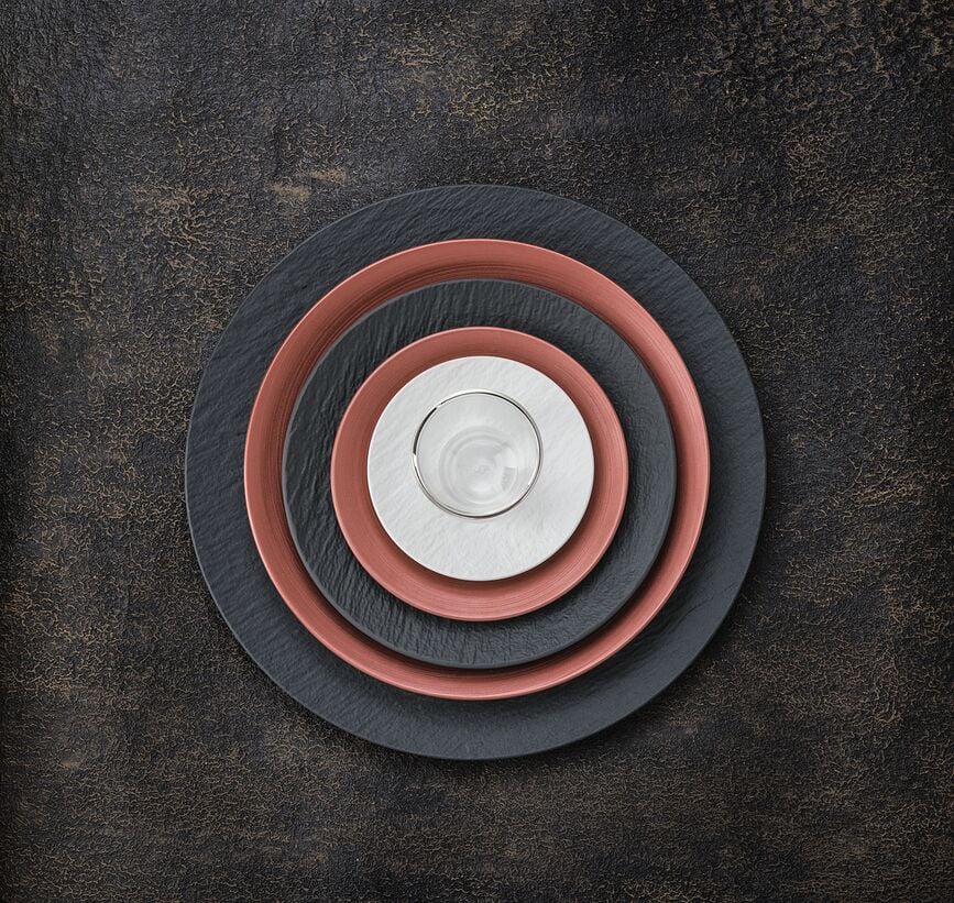 Plato llano Manufacture Rock, 25 cm