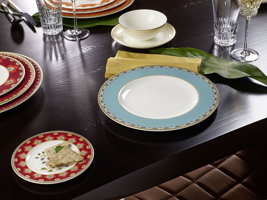 Plato Llano Samarkand Aquamarin, 28 cm