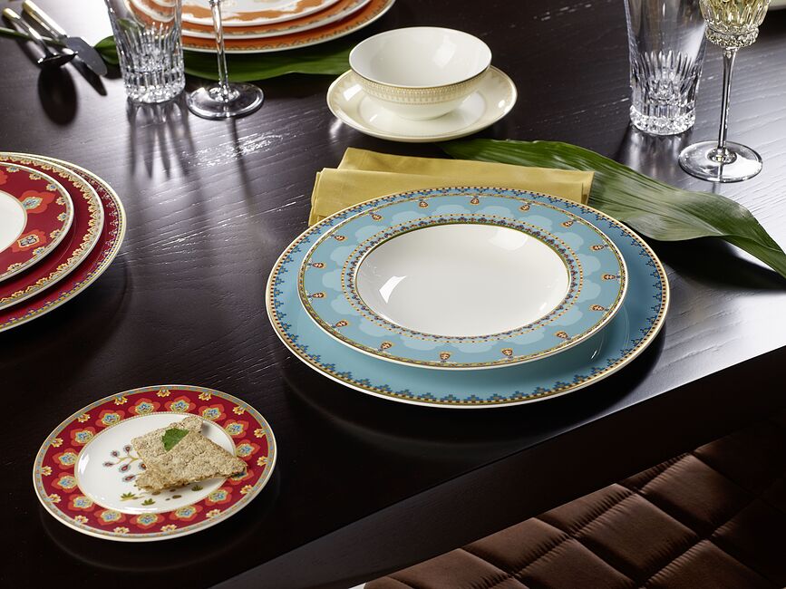 Plato Llano Samarkand Aquamarin, 28 cm