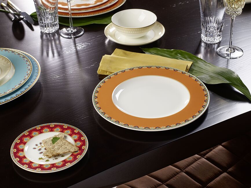 Plato llano Samarkand Mandarin, 28 cm