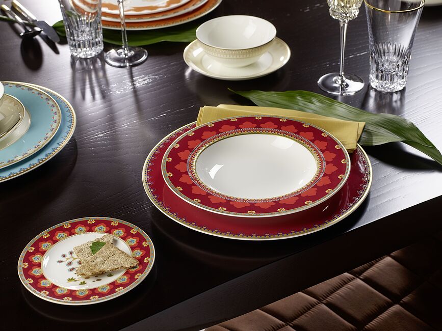 Plato llano Samarkand Rubin, 28 cm