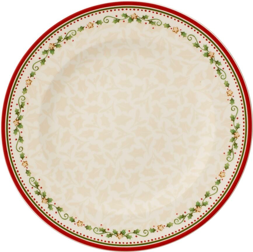 Plato Llano Winter Bakery Delight, 27 cm, blanco