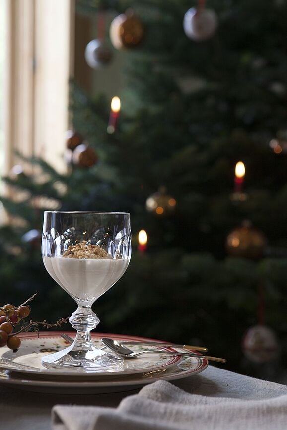 Plato Llano Winter Bakery Delight, 27 cm, rojo