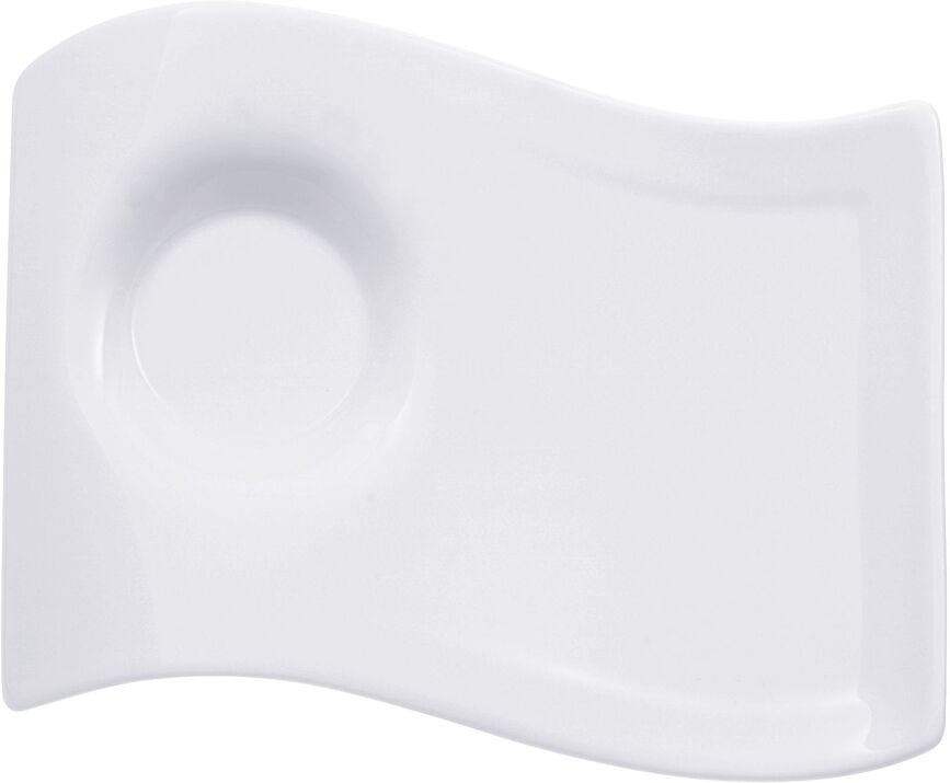 Plato Party NewWave Caffe S, con espacio para taza de espresso