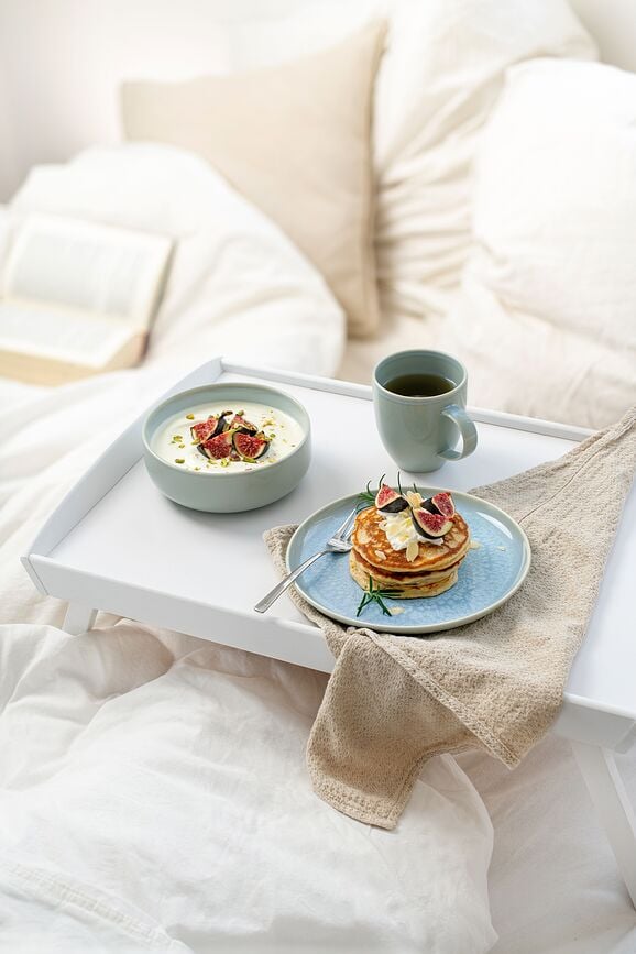 Platos Crafted Blueberry, hondos y de desayuno, Set de 4 piezas