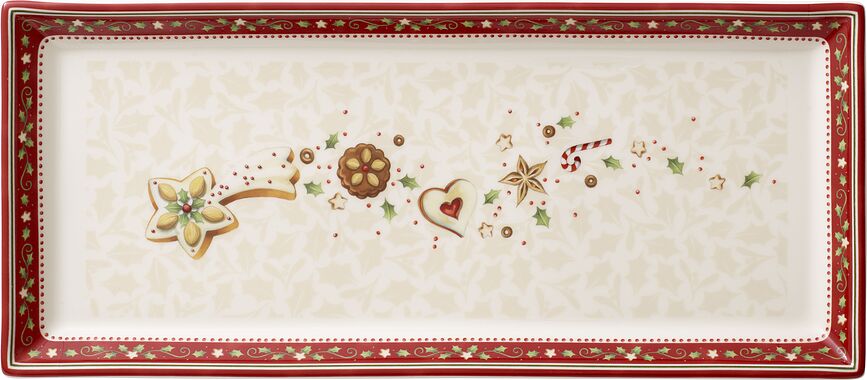 Platou pentru tort Winter Bakery Delight 17 x 39 cm
