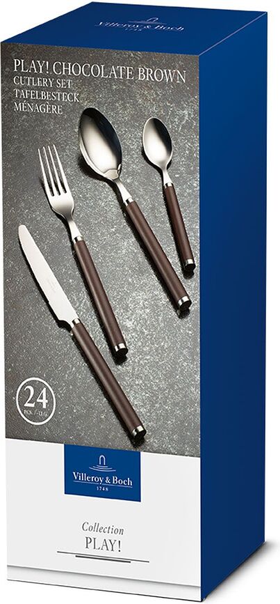 Play Μαχαιροπίρουνα, σοκολατί, Σετ 24 τεμαχίων