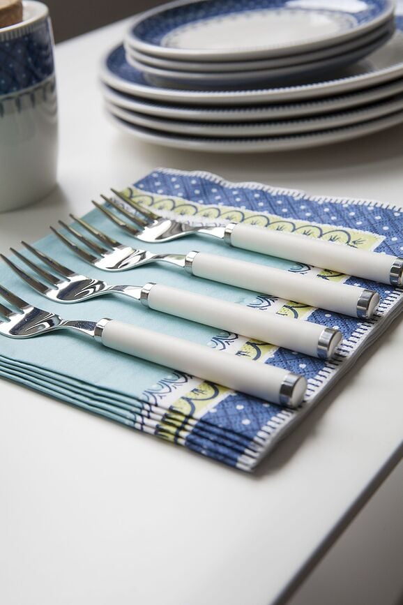 Play White Pearl Pribor za jelo Set od 24 dijelova