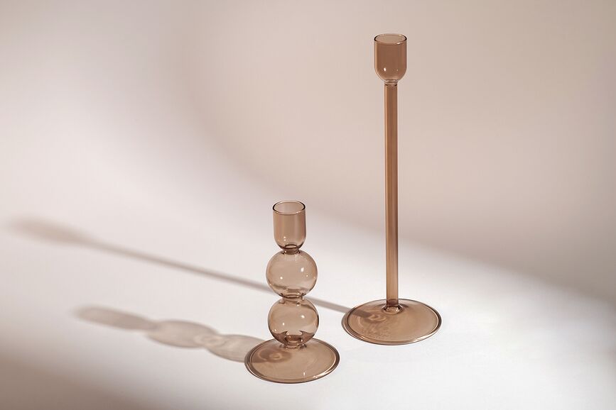 Portavelas para vela clásica Like Home Sage, 13,5 cm