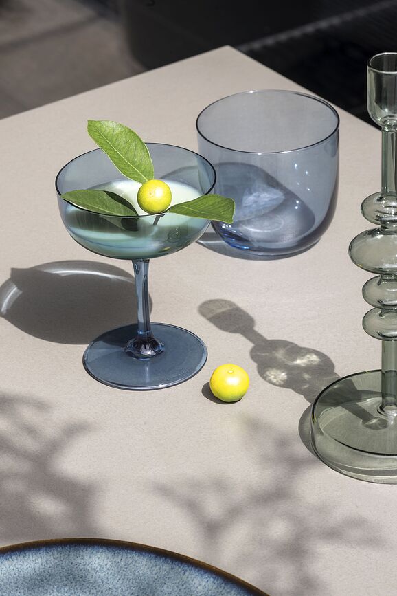 Portavelas clásico Like Home Apricot, 23,5 cm