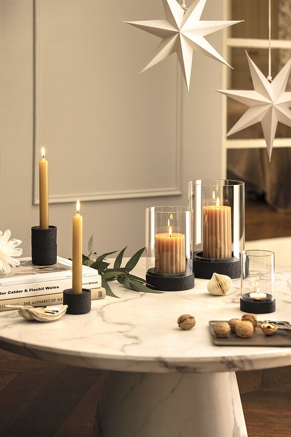 Portavelas para vela clásica Manufacture Rock Home