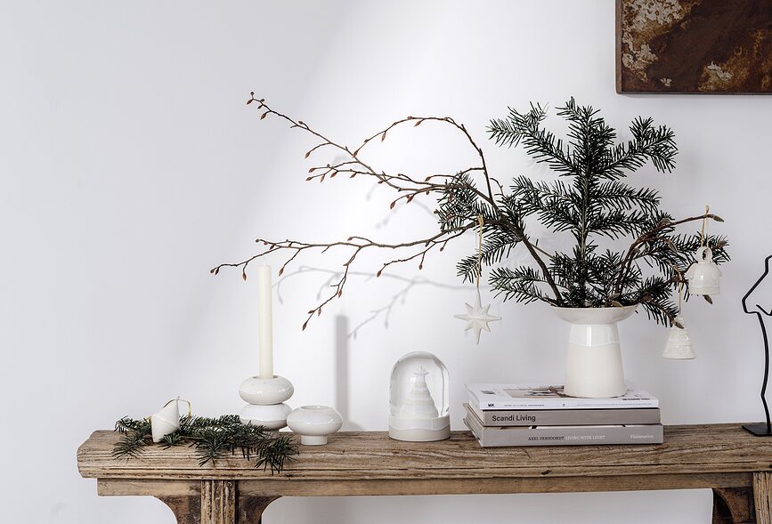 Portavelas para velas de té Winter Glow