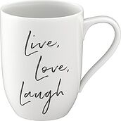 Puodelis Statement Live Love Laugh 340 ml
