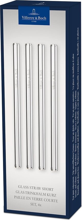 Purismo Bar Slamke 20 cm staklene 4 kom.