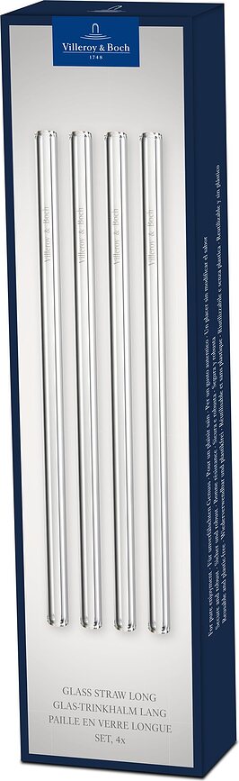 Purismo Bar Slamke 20 cm staklene 4 kom.