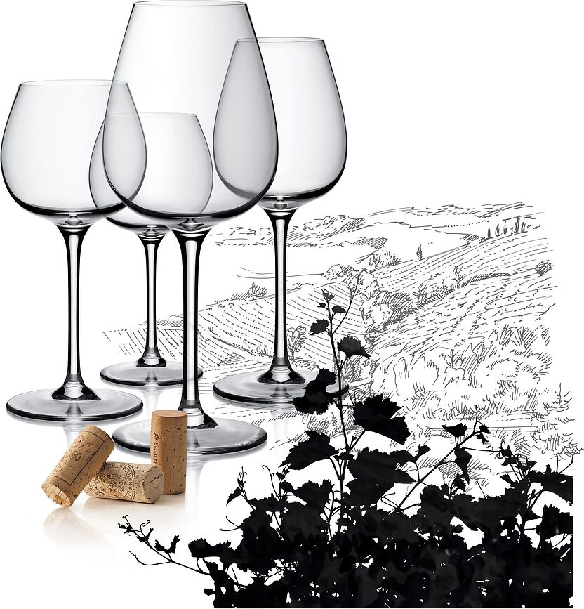 Purismo Wine Kozarec za rdeče vino, 550 ml